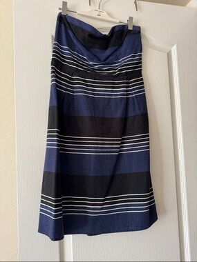 Old Navy Navy and Black Layered Knit Top